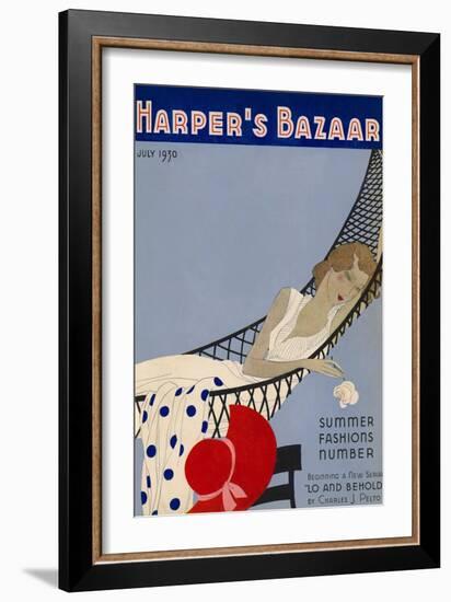 Harper's Bazaar, July 1930-null-Framed Art Print