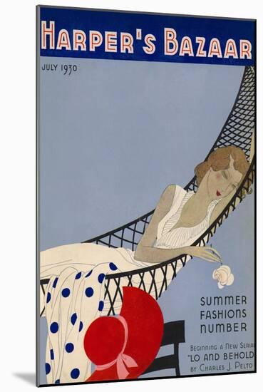 Harper's Bazaar, July 1930-null-Mounted Art Print