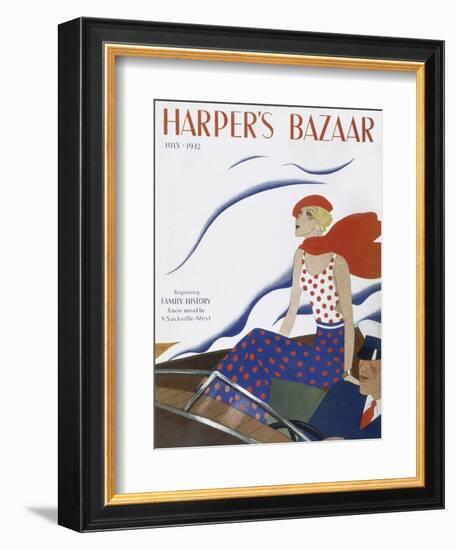 Harper's Bazaar, July 1932-null-Framed Premium Giclee Print