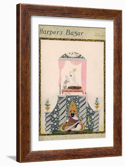 Harper's Bazaar, June 1916-null-Framed Art Print