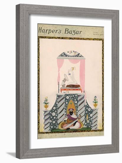 Harper's Bazaar, June 1916-null-Framed Premium Giclee Print