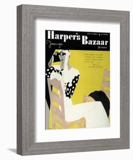 Harper's Bazaar, June 1932-null-Framed Art Print