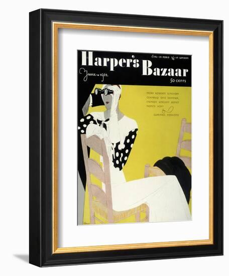 Harper's Bazaar, June 1932-null-Framed Art Print