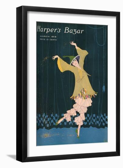 Harper's Bazaar, March 1916-null-Framed Premium Giclee Print