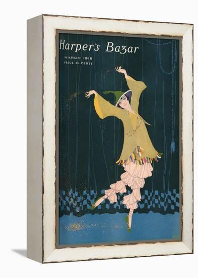 Harper's Bazaar, March 1916-null-Framed Stretched Canvas