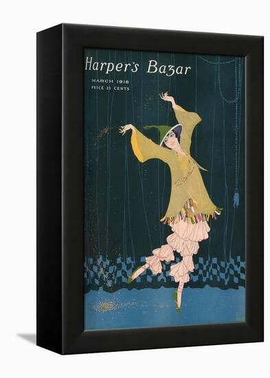 Harper's Bazaar, March 1916-null-Framed Stretched Canvas