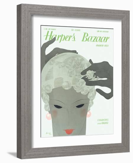 Harper's Bazaar, March 1932-null-Framed Art Print