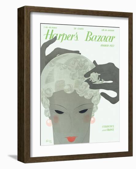 Harper's Bazaar, March 1932-null-Framed Art Print