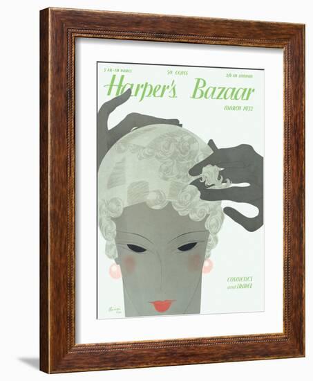 Harper's Bazaar, March 1932-null-Framed Art Print