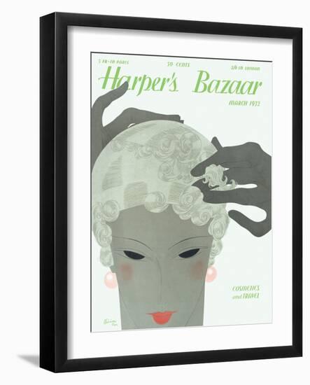 Harper's Bazaar, March 1932-null-Framed Art Print