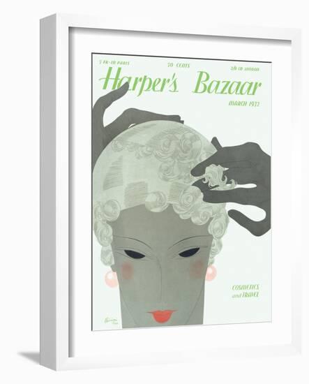 Harper's Bazaar, March 1932-null-Framed Art Print