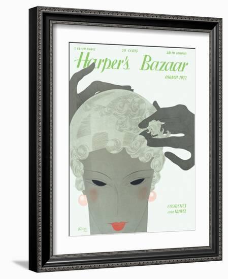 Harper's Bazaar, March 1932-null-Framed Art Print