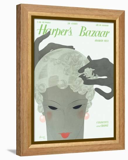 Harper's Bazaar, March 1932-null-Framed Stretched Canvas