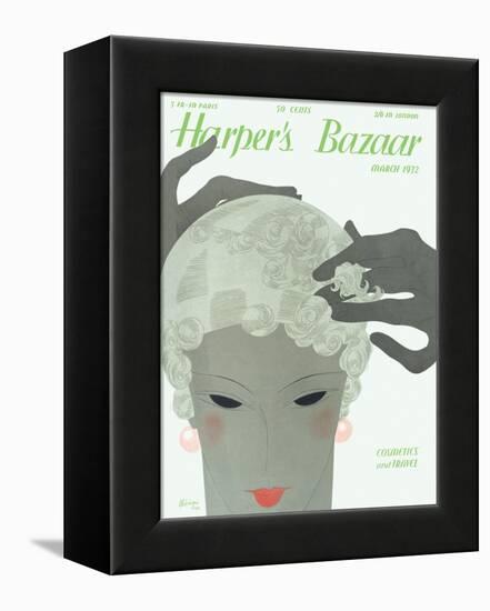 Harper's Bazaar, March 1932-null-Framed Stretched Canvas