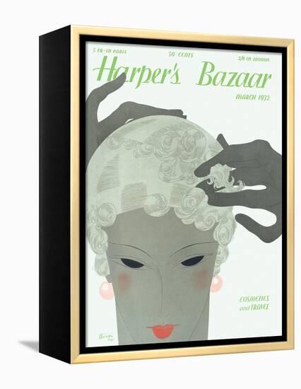 Harper's Bazaar, March 1932-null-Framed Stretched Canvas