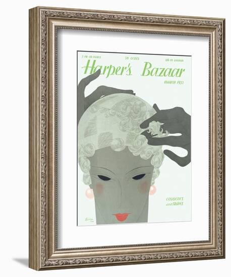 Harper's Bazaar, March 1932-null-Framed Art Print