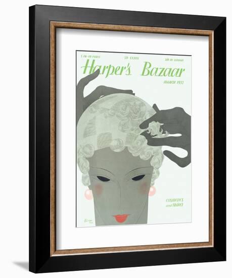 Harper's Bazaar, March 1932-null-Framed Art Print