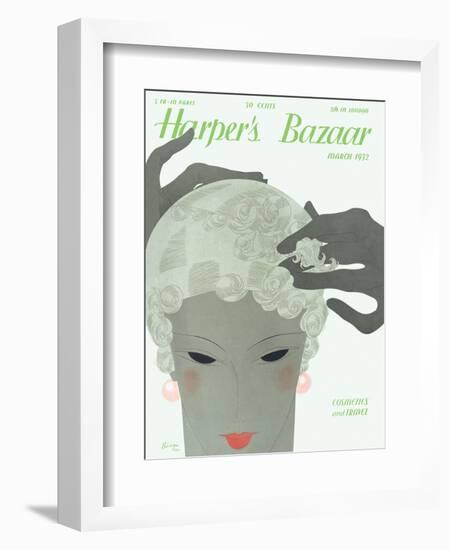 Harper's Bazaar, March 1932-null-Framed Art Print