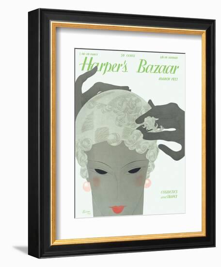 Harper's Bazaar, March 1932-null-Framed Premium Giclee Print