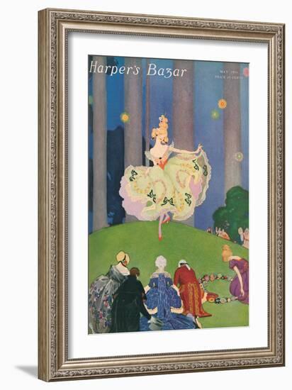 Harper's Bazaar, May 1916-null-Framed Premium Giclee Print