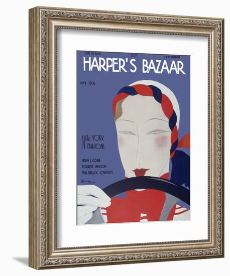 Harper's Bazaar, May 1931-null-Framed Art Print