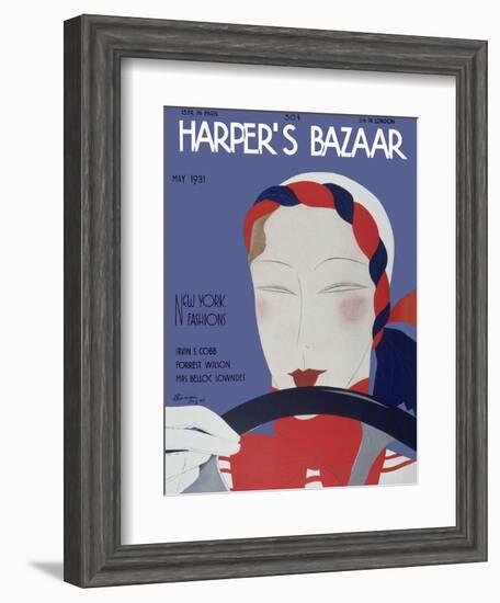 Harper's Bazaar, May 1931-null-Framed Art Print