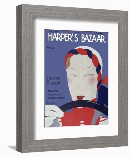 Harper's Bazaar, May 1931-null-Framed Art Print