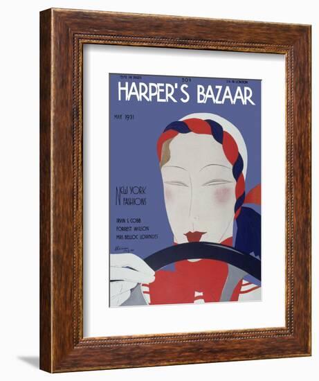 Harper's Bazaar, May 1931-null-Framed Art Print