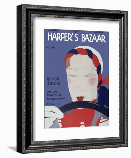 Harper's Bazaar, May 1931-null-Framed Art Print