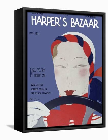 Harper's Bazaar, May 1931-null-Framed Stretched Canvas