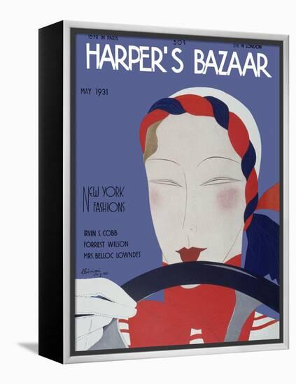 Harper's Bazaar, May 1931-null-Framed Stretched Canvas