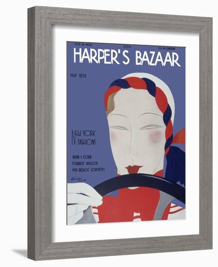 Harper's Bazaar, May 1931-null-Framed Art Print