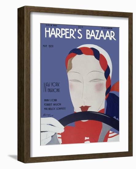 Harper's Bazaar, May 1931-null-Framed Art Print