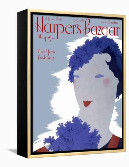 Harper's Bazaar, May 1932-null-Framed Stretched Canvas