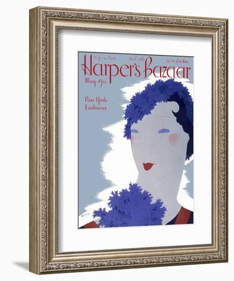 Harper's Bazaar, May 1932-null-Framed Art Print