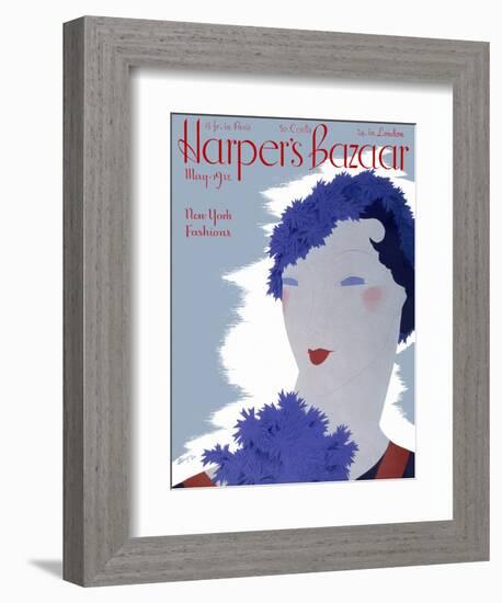 Harper's Bazaar, May 1932-null-Framed Art Print