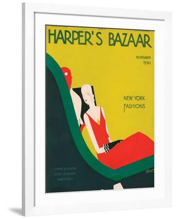 Harper's Bazaar, November 1930' Art Print | Art.com