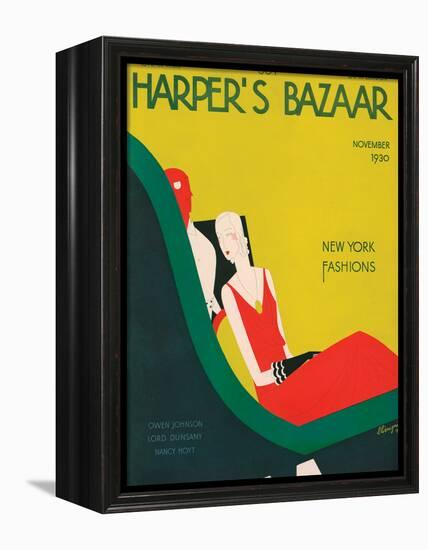 Harper's Bazaar, November 1930-null-Framed Stretched Canvas