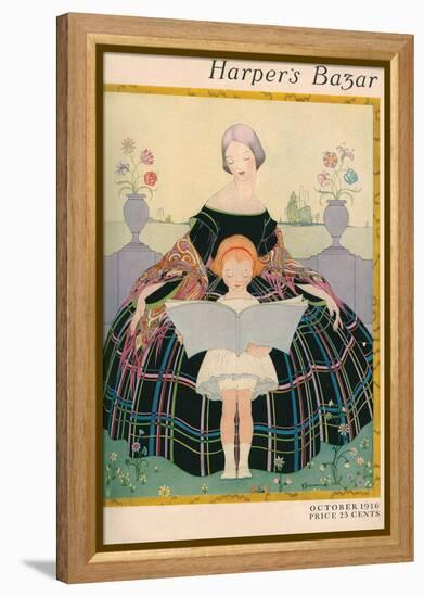 Harper's Bazaar, October 1916-null-Framed Stretched Canvas