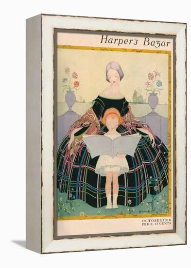 Harper's Bazaar, October 1916-null-Framed Stretched Canvas