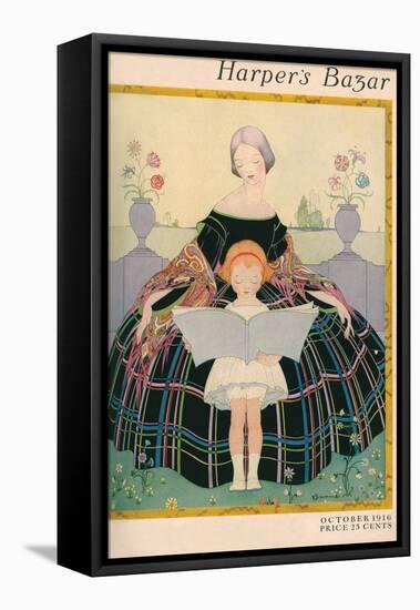 Harper's Bazaar, October 1916-null-Framed Stretched Canvas