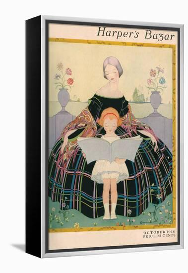 Harper's Bazaar, October 1916-null-Framed Stretched Canvas