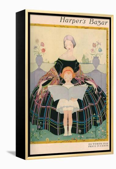 Harper's Bazaar, October 1916-null-Framed Stretched Canvas