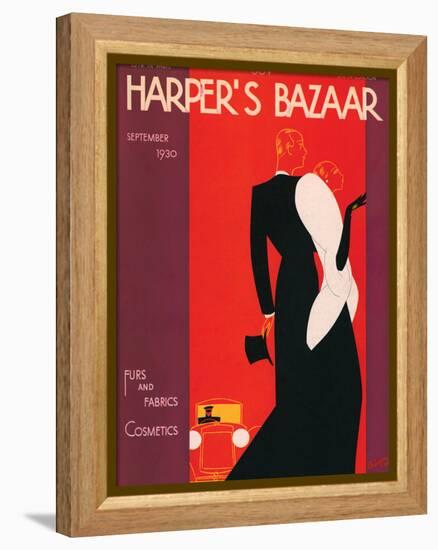 Harper's Bazaar, September 1930-null-Framed Stretched Canvas