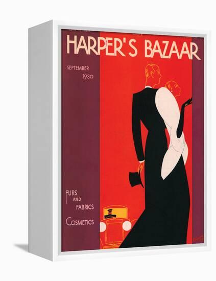 Harper's Bazaar, September 1930-null-Framed Stretched Canvas