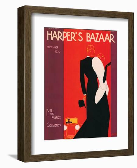 Harper's Bazaar, September 1930-null-Framed Art Print