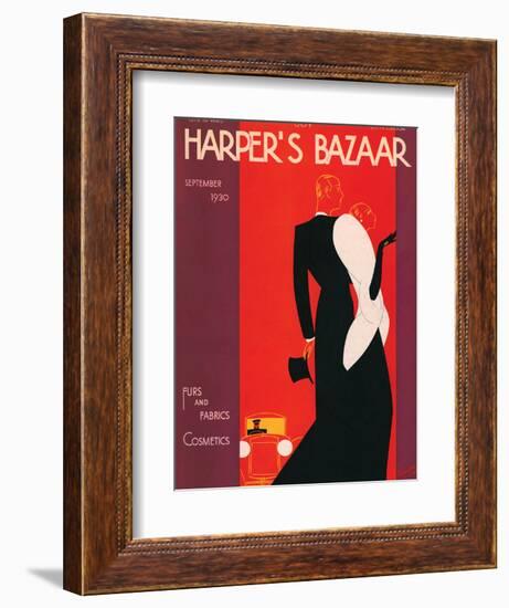 Harper's Bazaar, September 1930-null-Framed Art Print