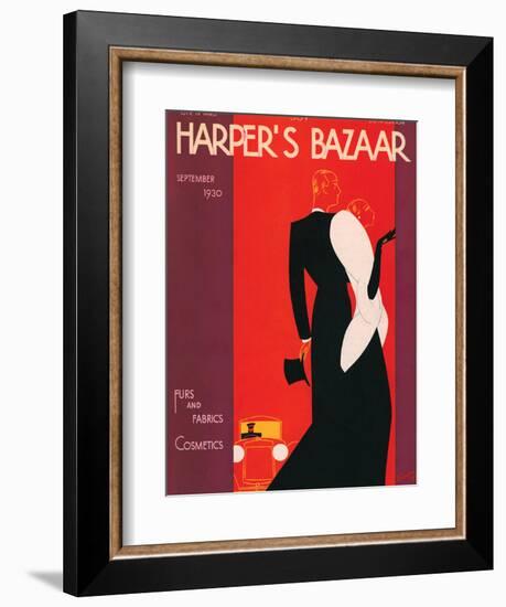 Harper's Bazaar, September 1930-null-Framed Art Print