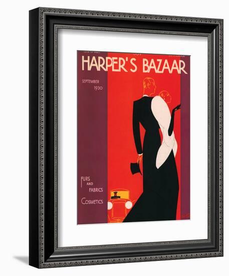 Harper's Bazaar, September 1930-null-Framed Art Print