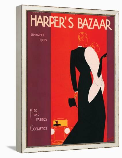 Harper's Bazaar, September 1930-null-Framed Stretched Canvas